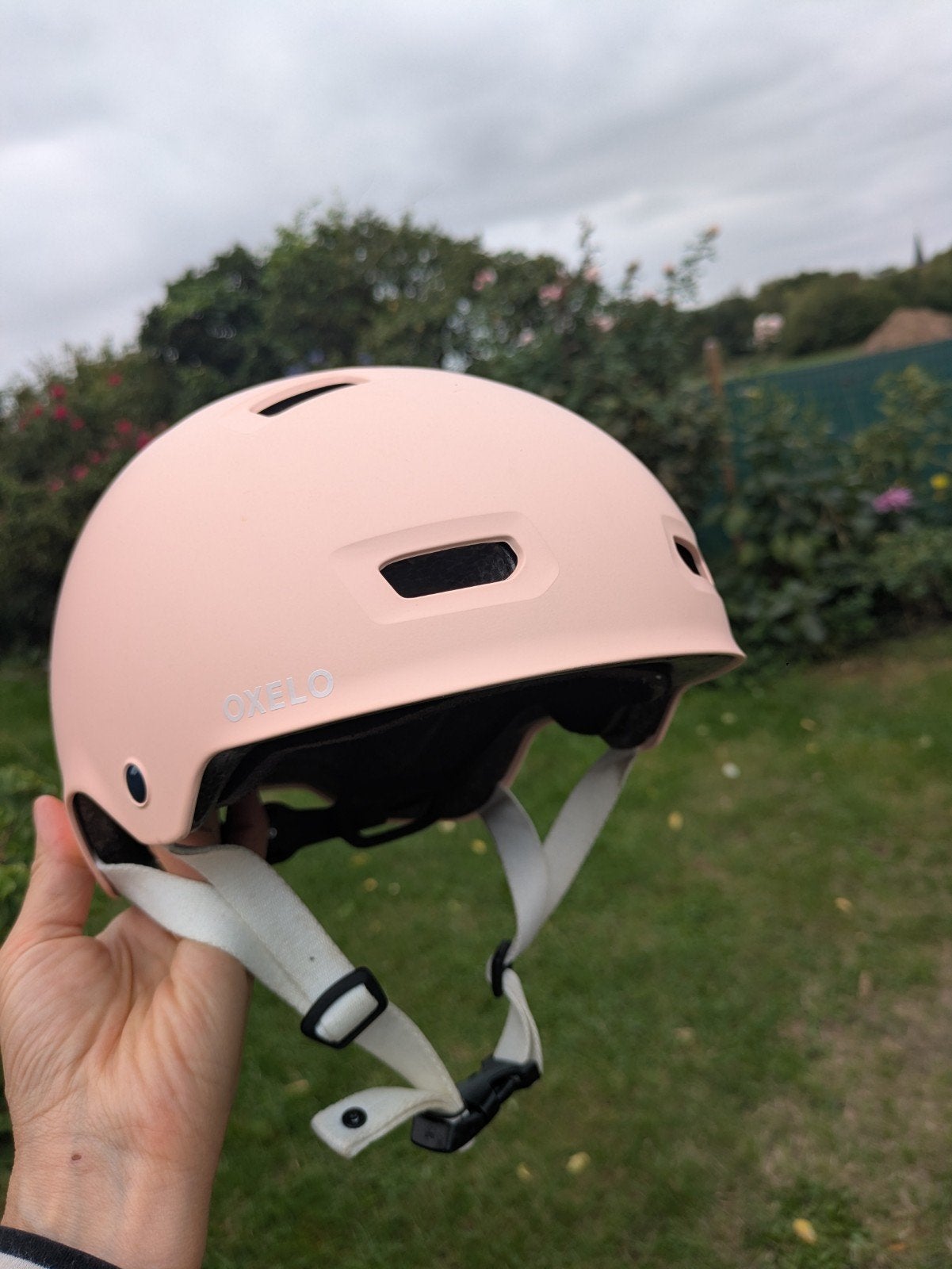Casque oxelo decathlon S (52-55cm), S, Garçon ou Fille, Comme neuf, Enlèvement