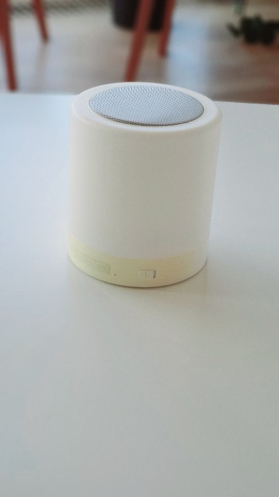 Draagbare bluetooth speaker met LED-verlichting, Audio, Tv en Foto, Luidsprekerboxen, Gebruikt, Bluetooth, Ophalen of Verzenden