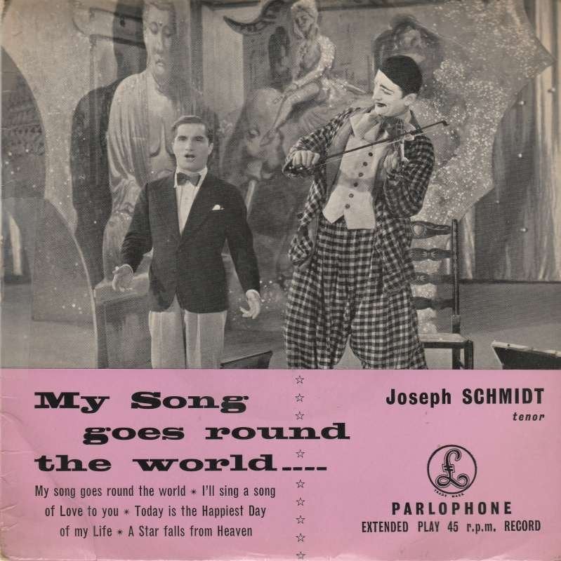 EP Joseph Schmidt - My song goes round the world, CD & DVD, Enlèvement ou Envoi, 7 inch, Comme neuf, EP