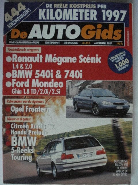 AutoGids 452, Boeken, Verzenden, Gelezen, Algemeen