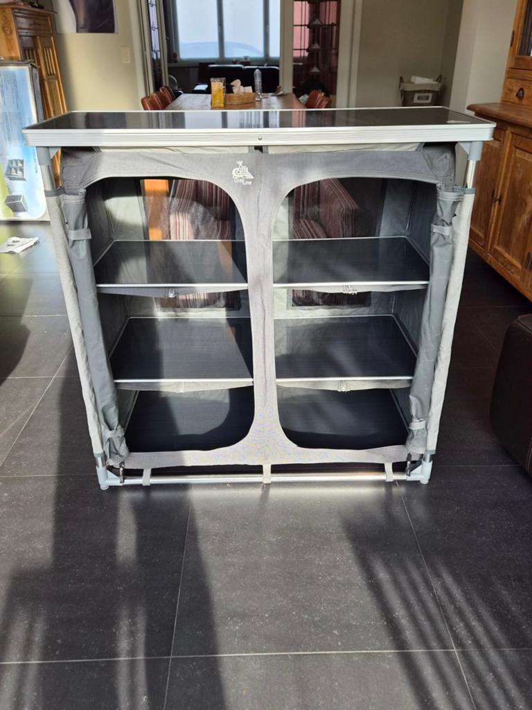Kampeerkast Defa 6 planken, Ophalen, Zo goed als nieuw, Campingkast