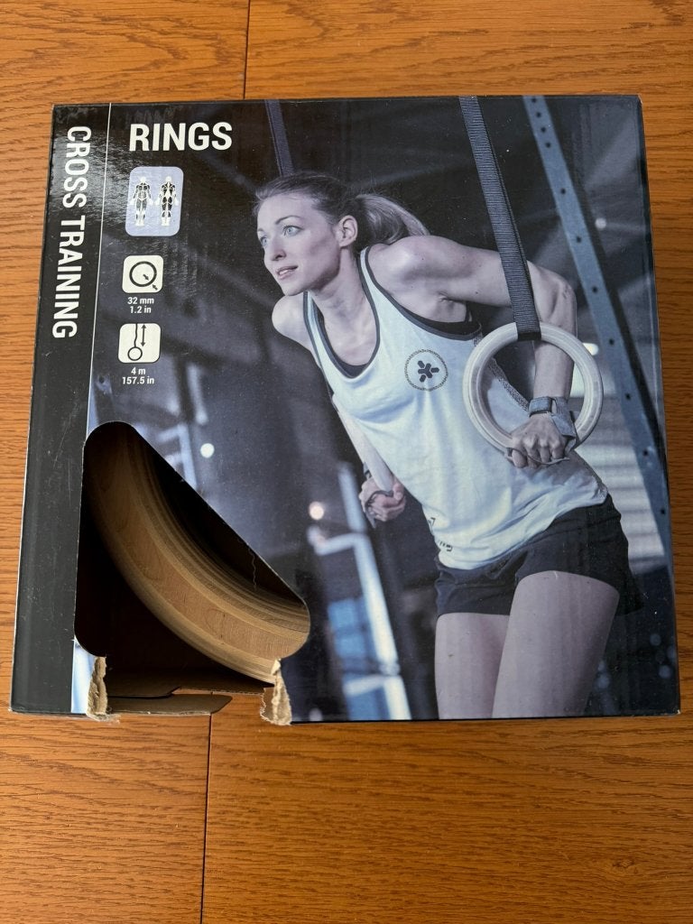 Decathlon Crossfit ringen in hout, Enlèvement, Neuf, Bras, Autres types