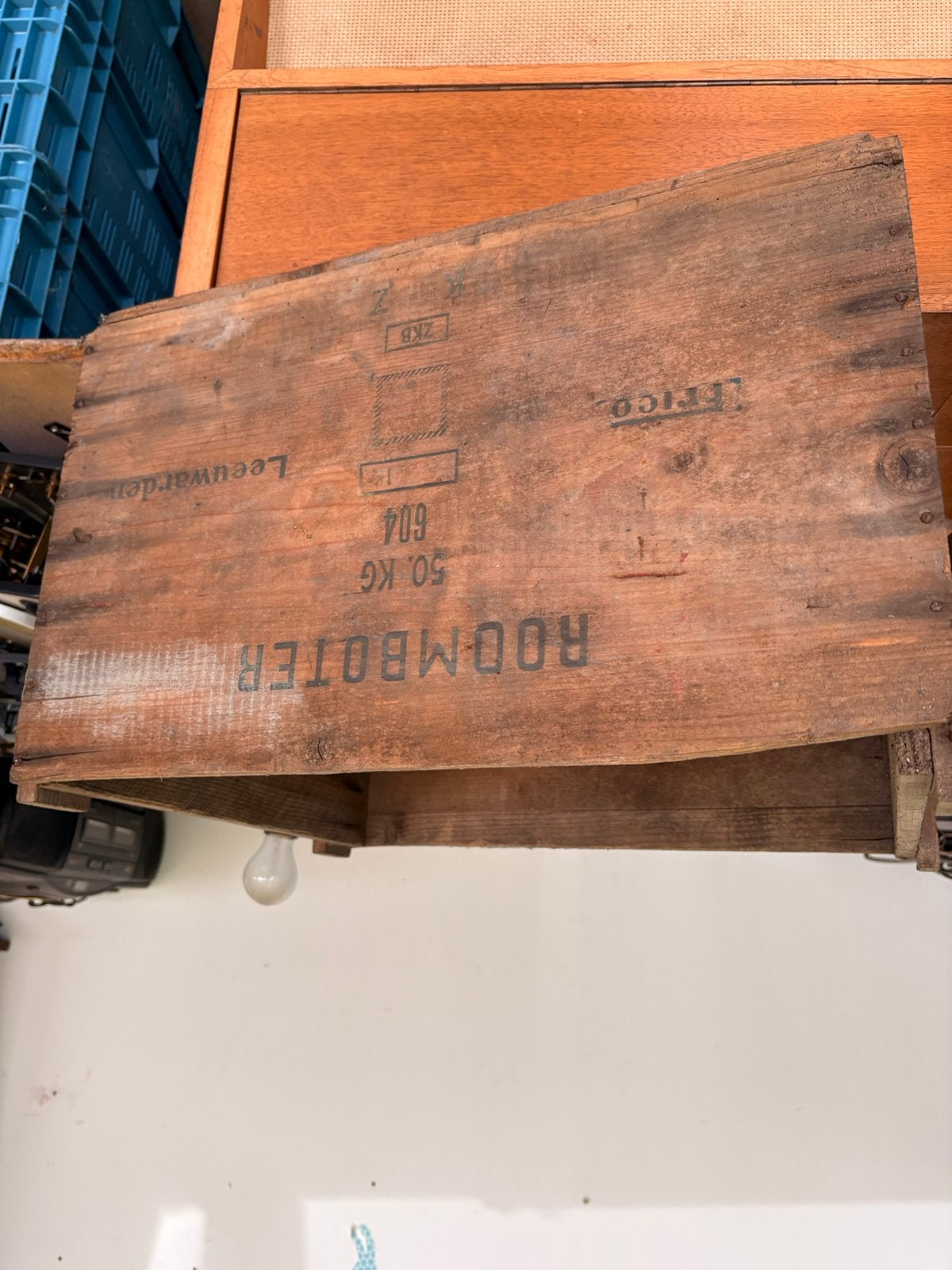 *** HOUTEN BAK ROOMBOTER ***, Ophalen