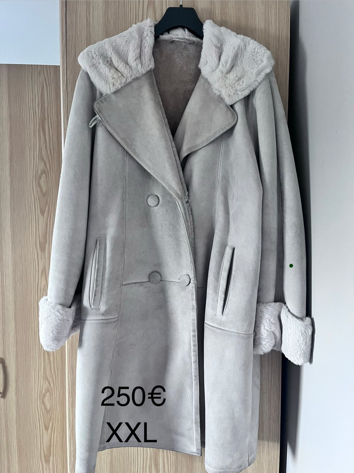 Manteau cuir d’agneau, Vêtements | Femmes, Enlèvement, Porté, Taille 46/48 (XL) ou plus grande, Beige