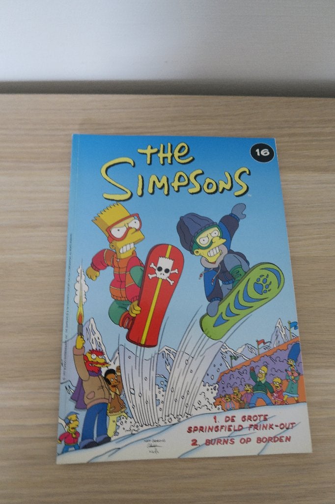 The Simpsons - nr 16, Gelezen, Matt Groening, Eén stripboek, Ophalen of Verzenden