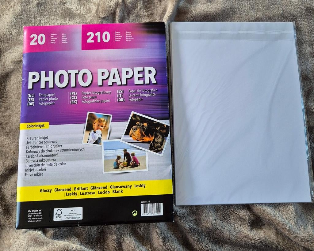 Fotopapier, Audio, Tv en Foto, Fotografie | Fotopapier, Fotopapier, Ophalen of Verzenden