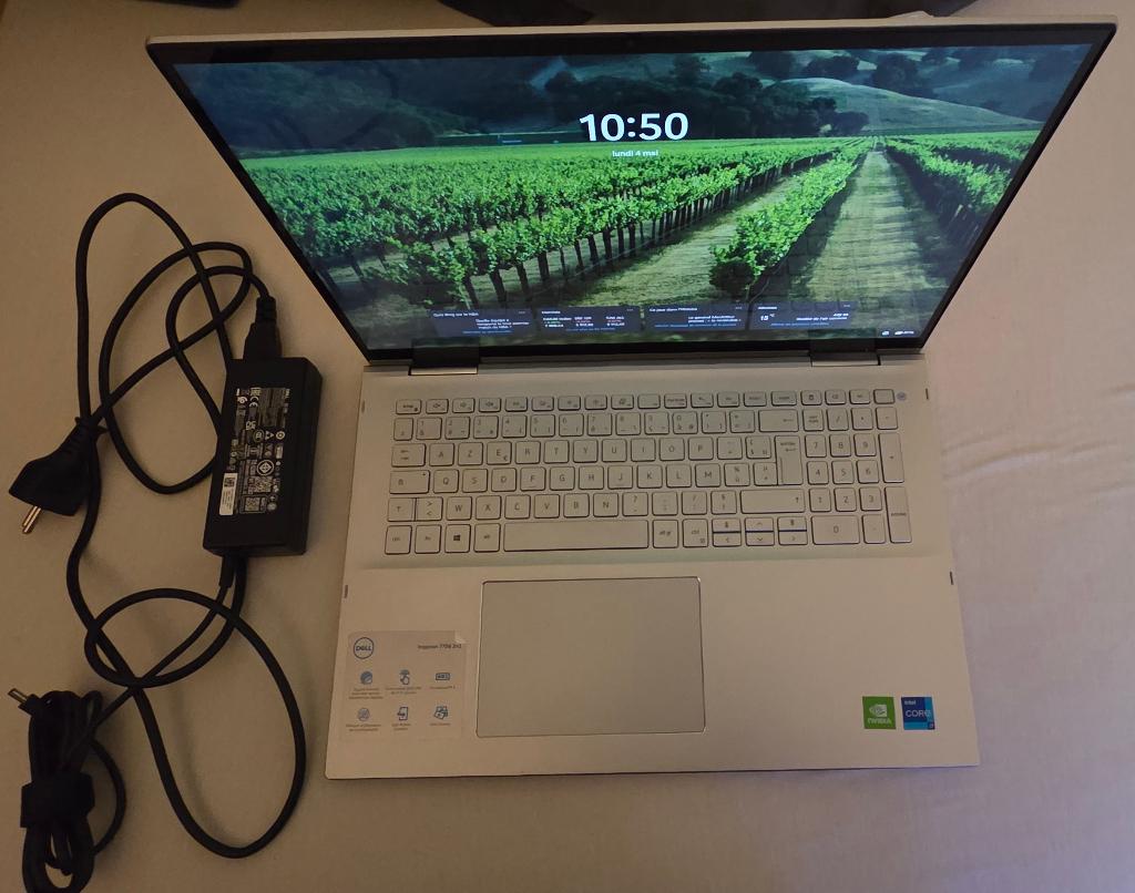 PC portable Dell Inspiron 7706 2n1 17p i7 écran tactile, Informatique & Logiciels, 17 pouces ou plus, Reconditionné, Avec écran tactile