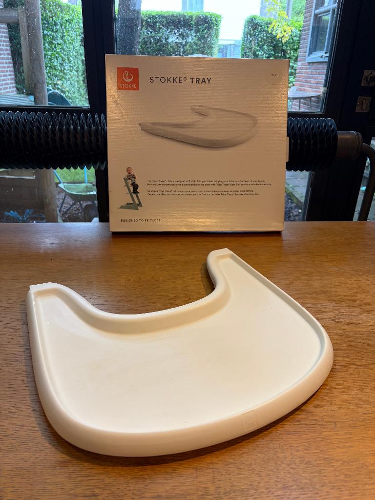 Stokke tray, Ophalen, Zo goed als nieuw, Overige typen, Afneembaar eetblad