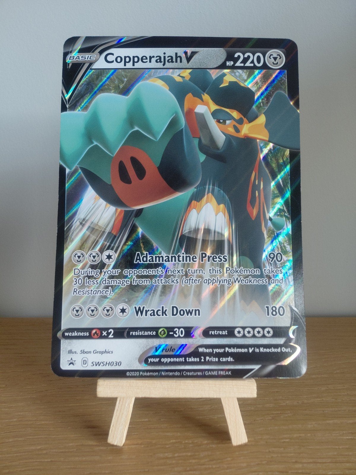 pokémon kaart: jumbo copperajah, Ophalen of Verzenden, Gebruikt, Losse kaart