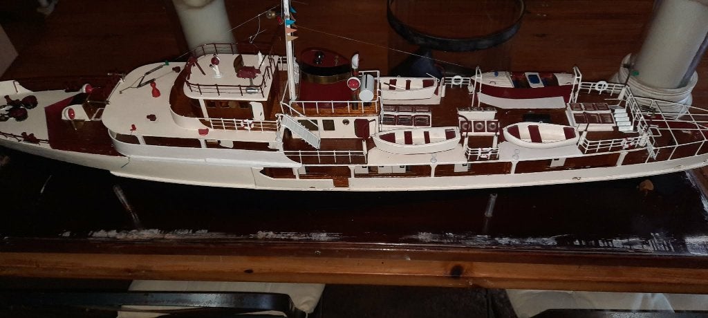 Zeer mooi groot model de sfinx 125 cm, Hobby en Vrije tijd, Modelbouw | Boten en Schepen, Zo goed als nieuw, Ophalen