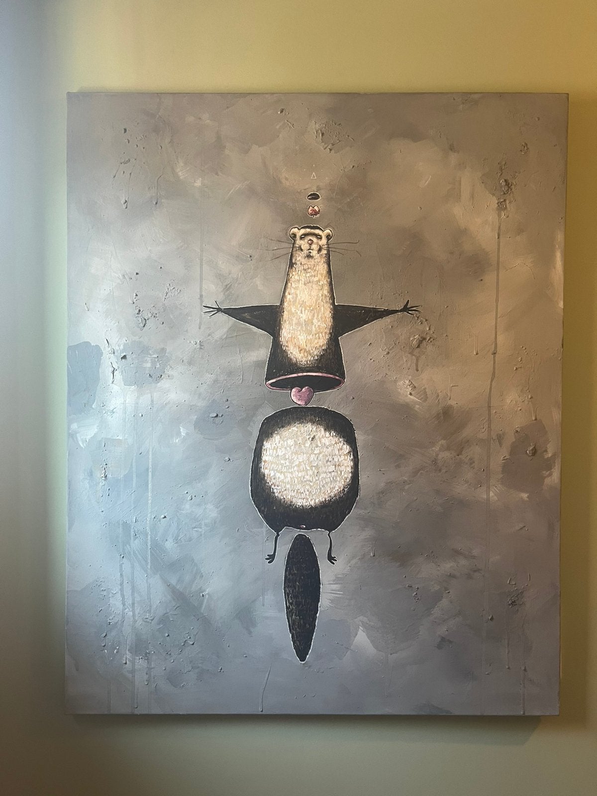 Leuk schilderij, Ophalen