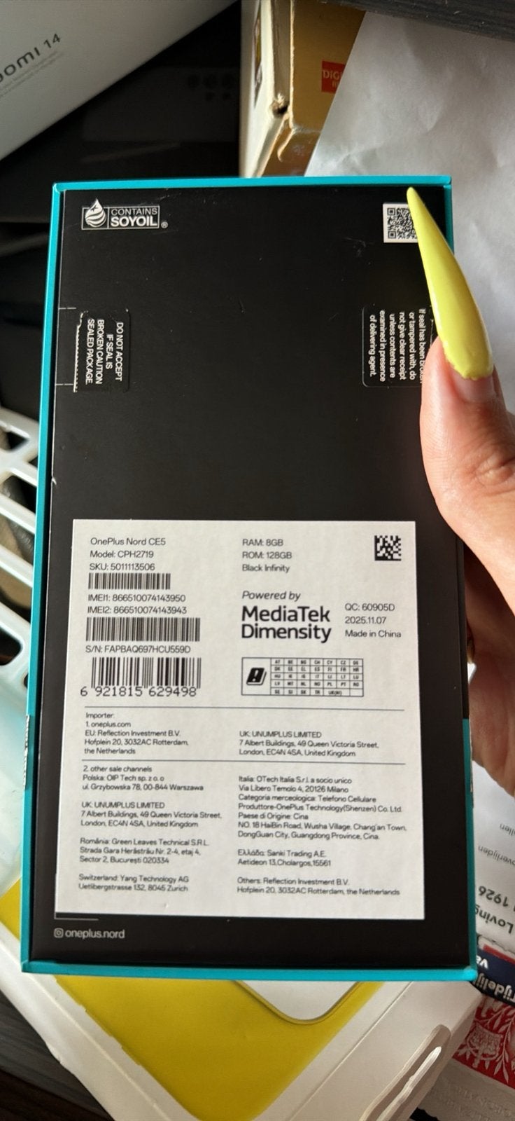 OnePlus Nord CE5, Télécoms, Téléphonie mobile | Marques Autre, Comme neuf, Sans abonnement, Avec simlock (verrouillage SIM), Autres modèles