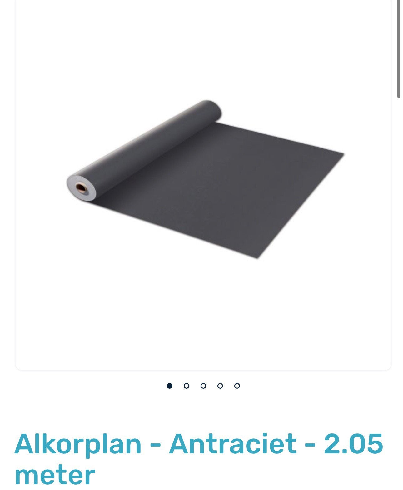 Alkorplan - Anthracite - 2,05 mètres - bâche de piscine, Enlèvement, Comme neuf