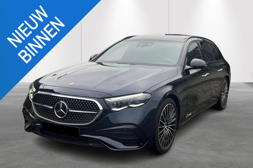 Mercedes-Benz E-klasse Estate E 300 e AMG Line, Auto's, Mercedes-Benz, Automaat, Gebruikt, Zwart, 4 cilinders