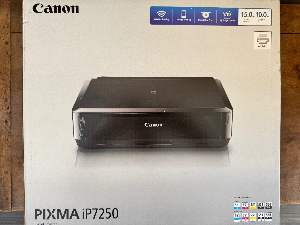 CANON PIXMA IP7250, Computers en Software, Gebruikt, Kleur printen, Printer, Inkjetprinter