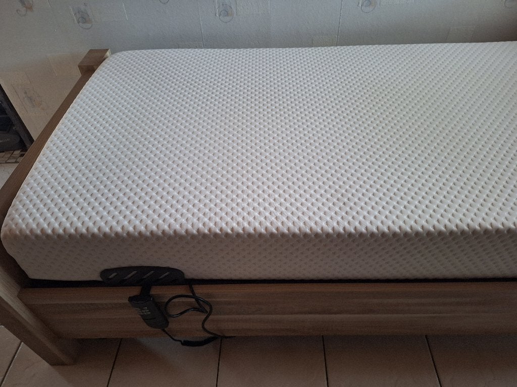 MATELAS TEMPUR 90 X 200 + SOMMIER À LATTES NAPPEN TEMPUR, Maison & Meubles, 90 cm, Matelas, Enlèvement, 200 cm
