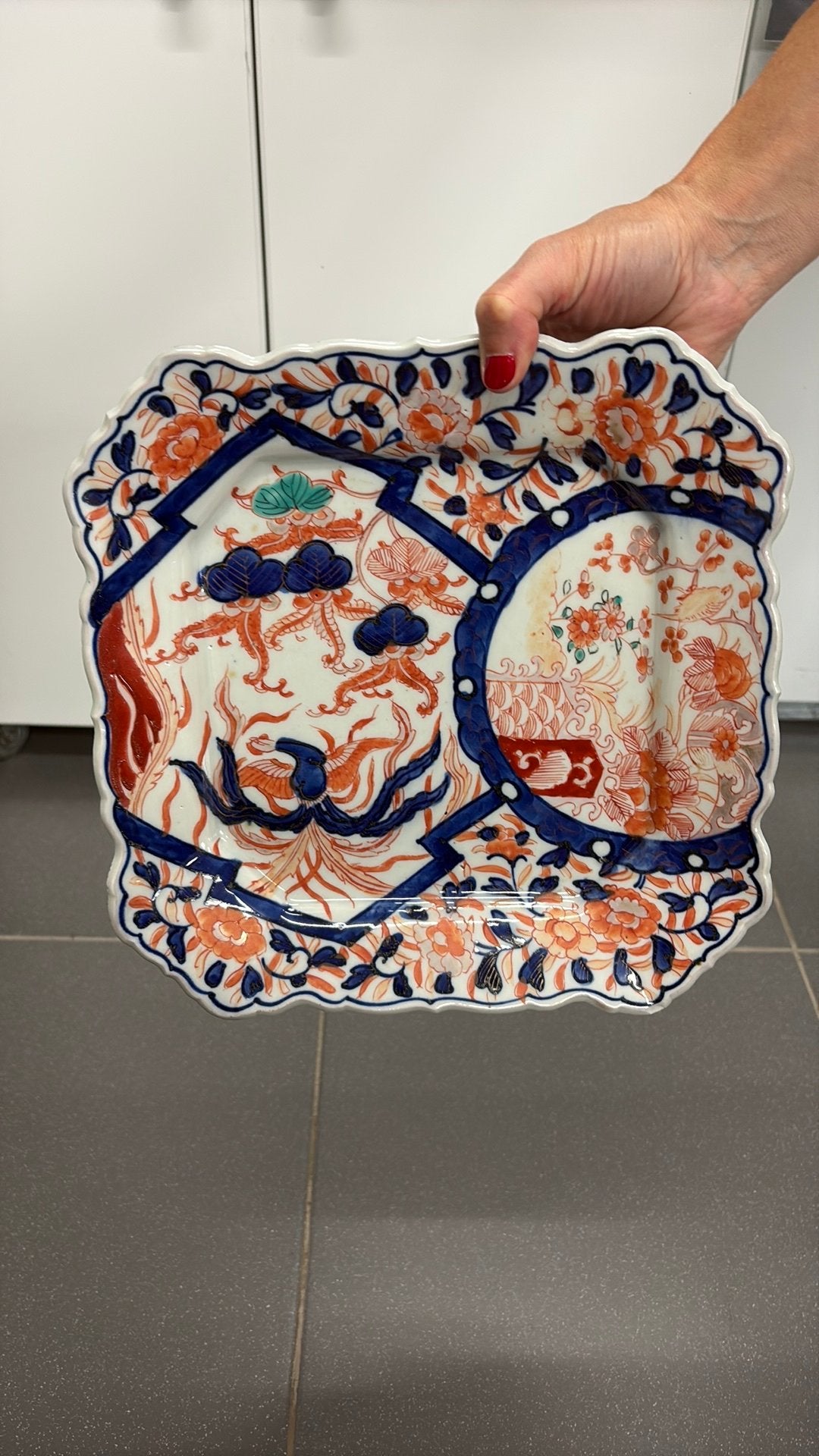 Japans porseleinen bord, Antiek en Kunst, Ophalen
