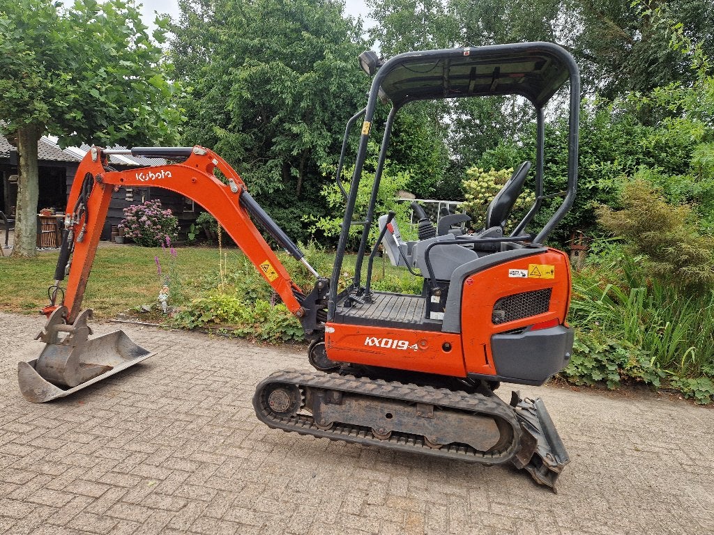 Minipelle Kubota KX 019, Enlèvement, Excavatrice