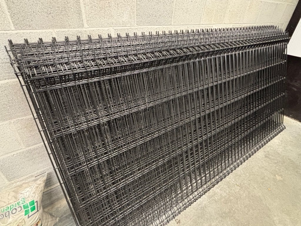 Tuinafsluiting zwart (nieuw), Ophalen, Nieuw, Overige materialen, Enkelstaafmat hekwerk