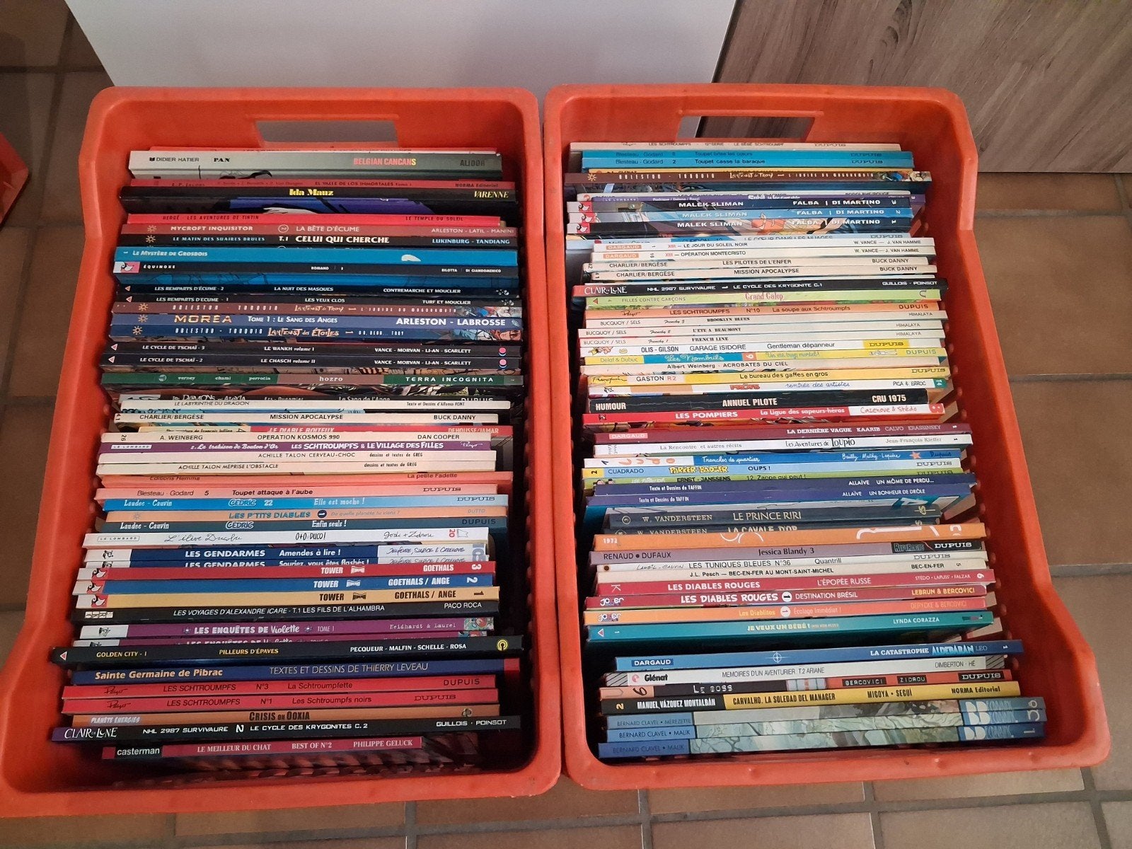 lot de 105 Bd, Enlèvement