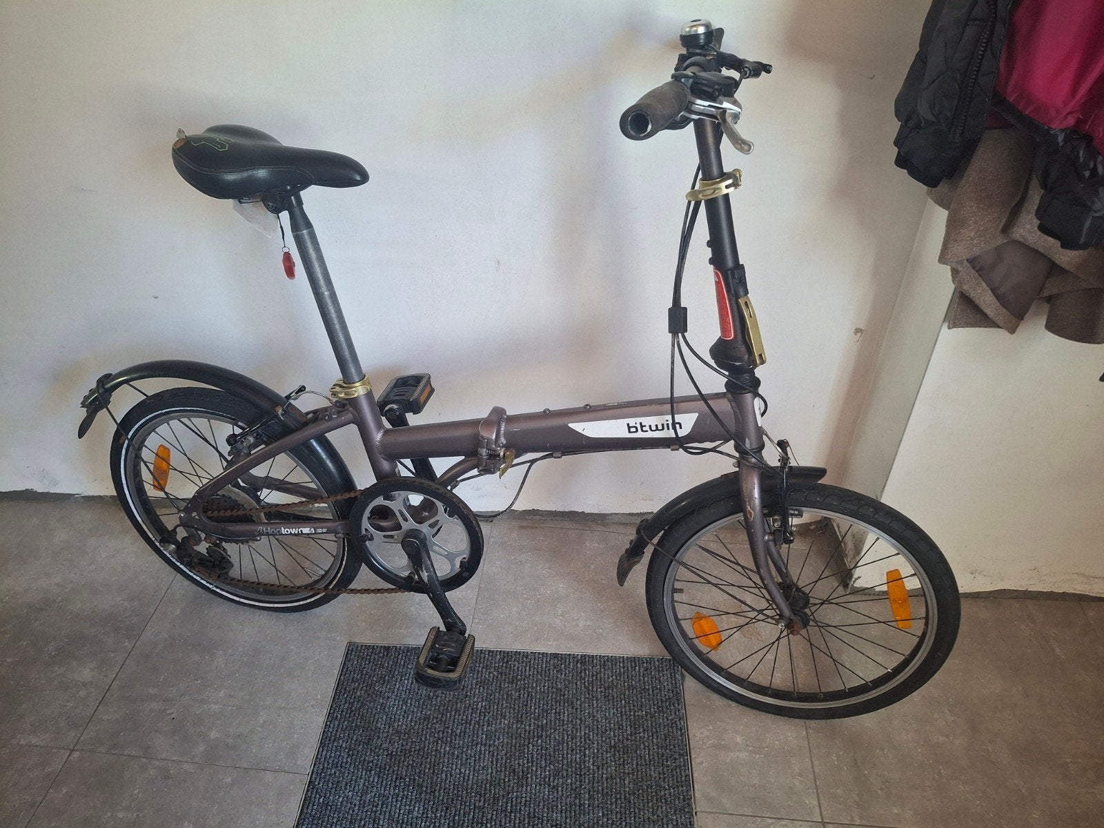 Btwin plooi / vouw fiets, Ophalen