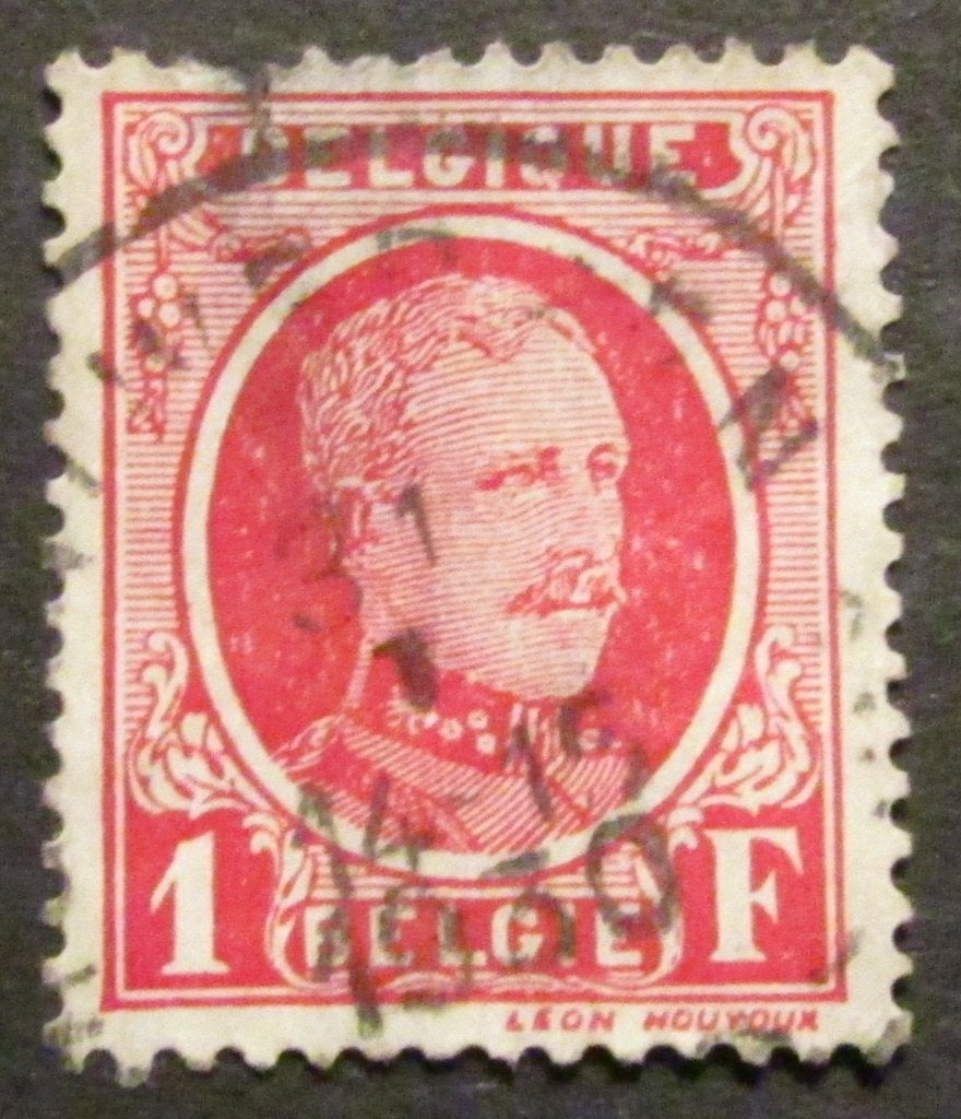1 franc OBC 256 estampillé, Enlèvement ou Envoi, Affranchi, Timbre-poste, Maison royale