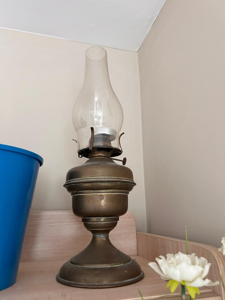 Vintage olielamp decoratie, Ophalen