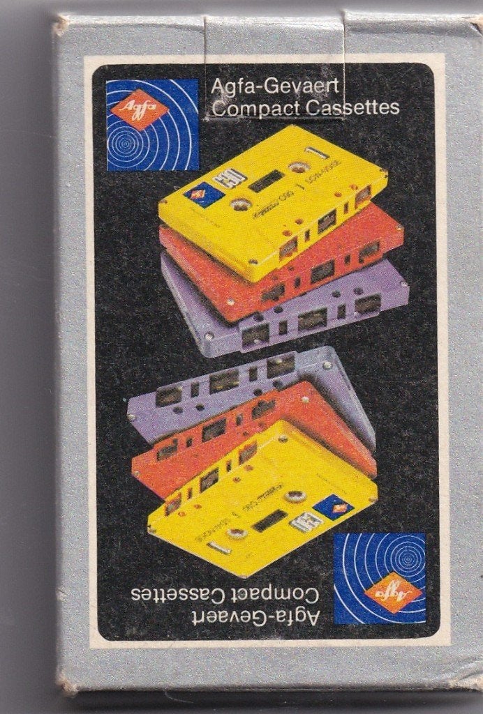 VOL KAARTSPEL AGFA GEVAERT COMPACT CASSETES, Enlèvement ou Envoi, Neuf, Carte(s) à jouer