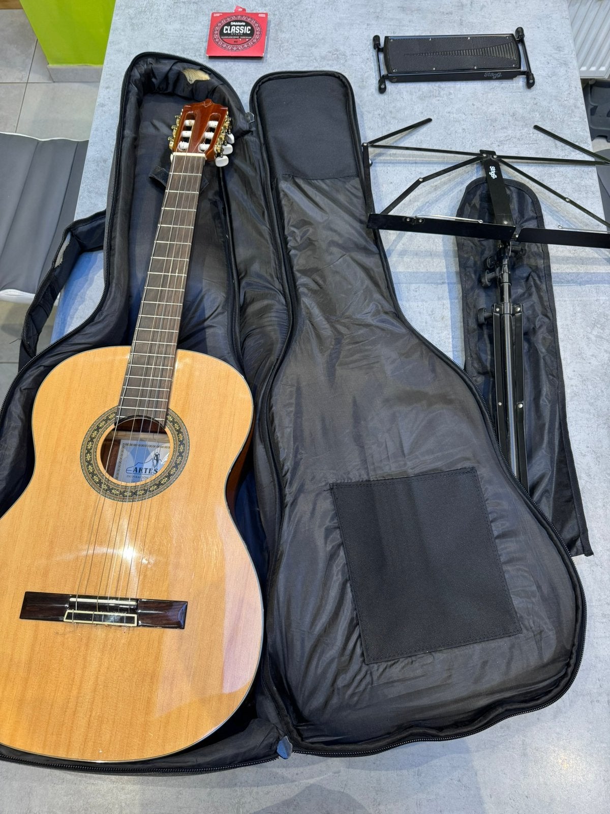 Guitare classique Artesano Estudiante XA + accessoires, Enlèvement, Comme neuf, Guitare classique ou espagnole