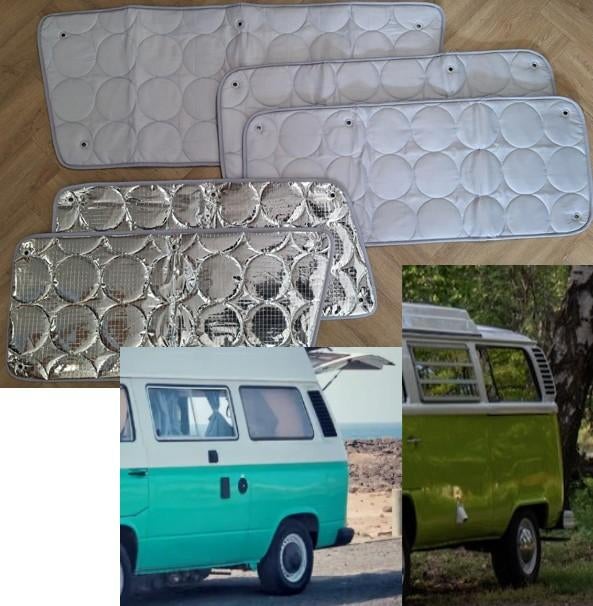 Volkswagen T2 - T3 raamverduistering isolatie achter 5 delig, Enlèvement ou Envoi, Neuf
