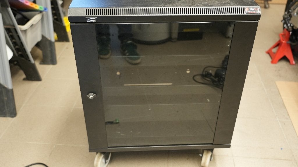 CAYMON PA 19inch rack voor audio of CCTV., Audio, Tv en Foto, Professionele apparaten, Ophalen, Zo goed als nieuw, Audio