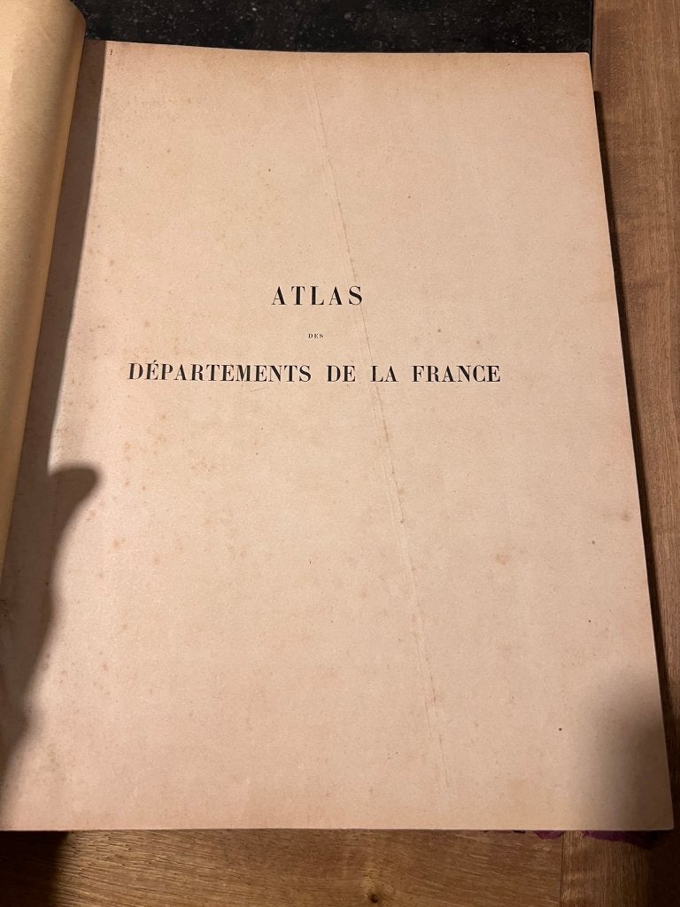 Antiek boek: Atlas des departement de la France, Ophalen of Verzenden