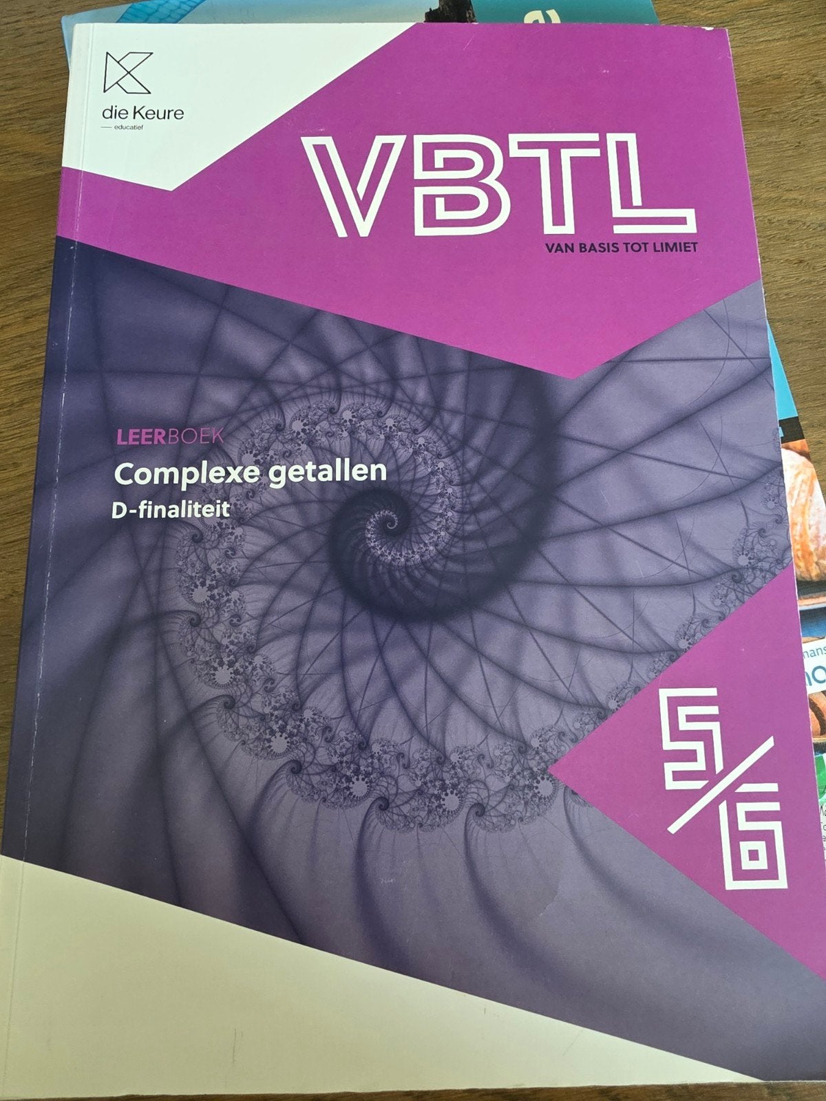 VBTL 5/6 - leerboek Algebra: complexe getallen & groepentheo, Enlèvement ou Envoi, Néerlandais