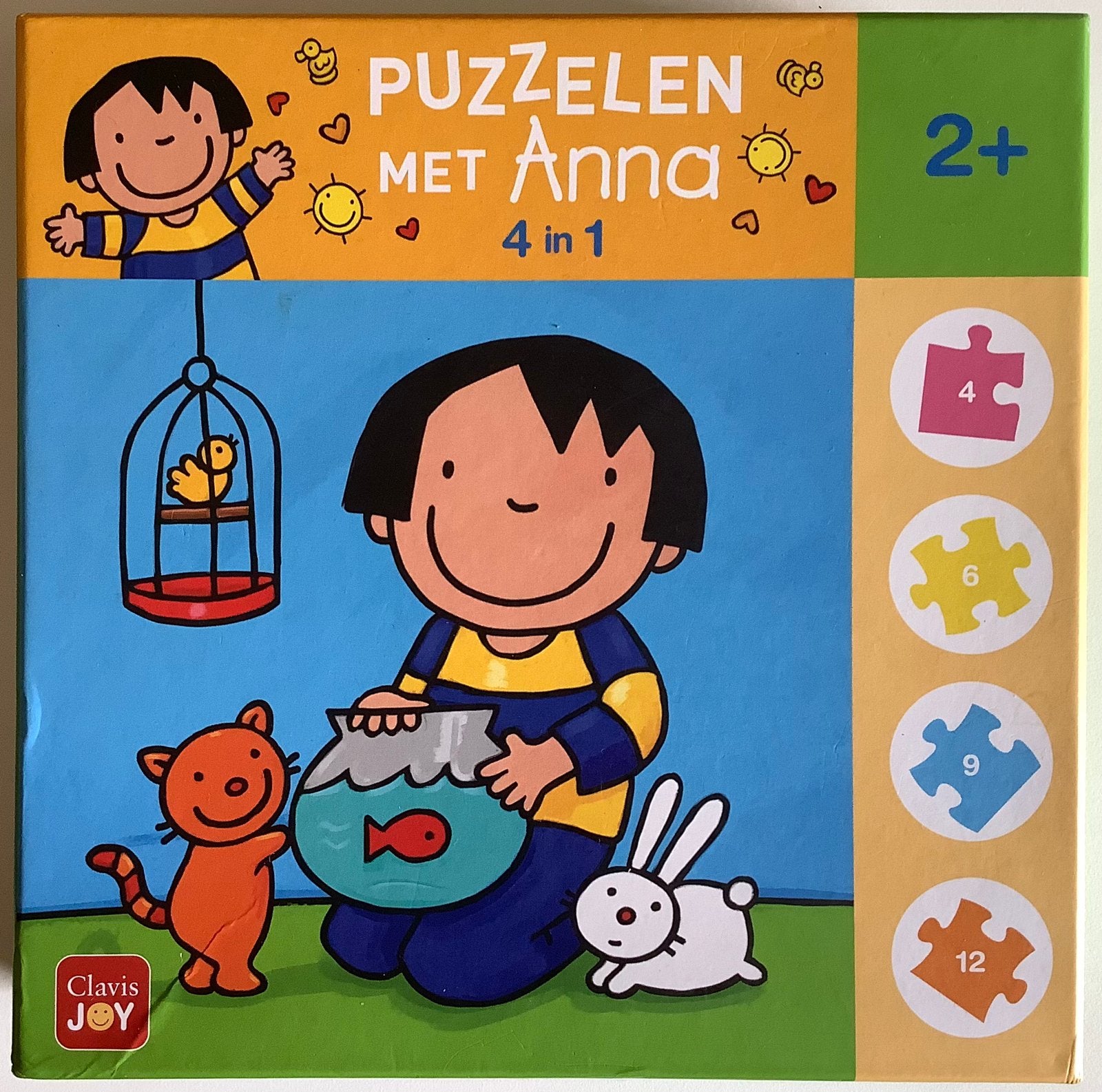 Puzzelen met Anna -CLAVIS, Ophalen, Zo goed als nieuw, 2 tot 4 jaar