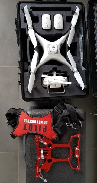 Drone DJI Phantom 4RTK, TV, Hi-fi & Vidéo, Drones, Batterie(s) supplémentaire(s), 5 à 10 km, DJI, Utilisé