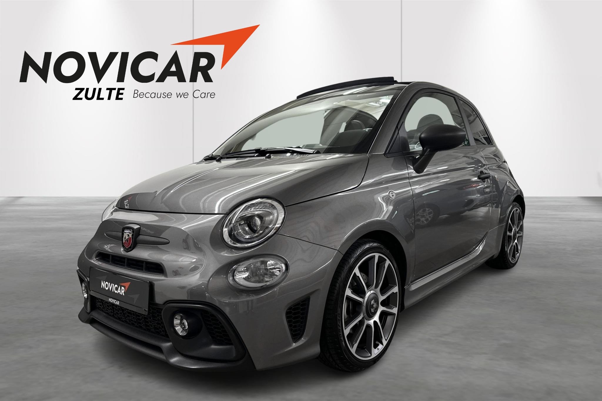 Abarth 500C 1.4 T-Jet 595 Turismo - CABRIO + SENSOREN + GPS, Autos, Abarth, Argent ou Gris, Achat, Cabriolet, 2 portes