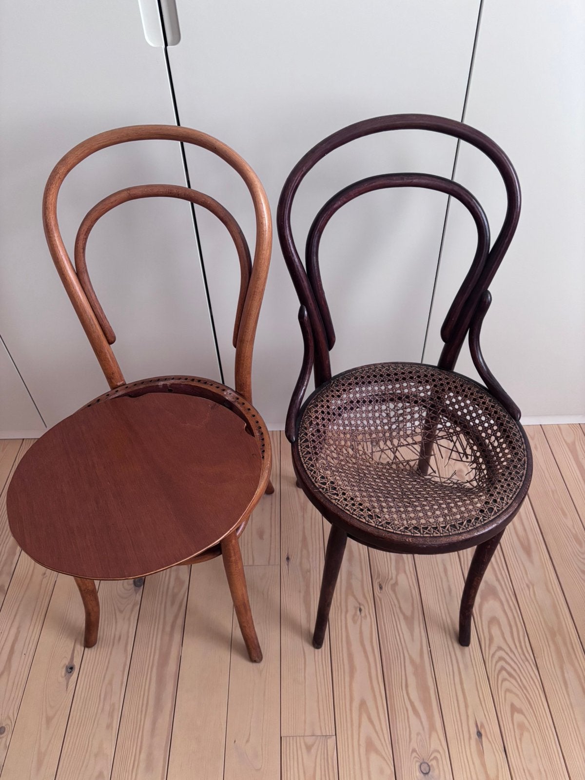 Thonet te renoveren, Enlèvement