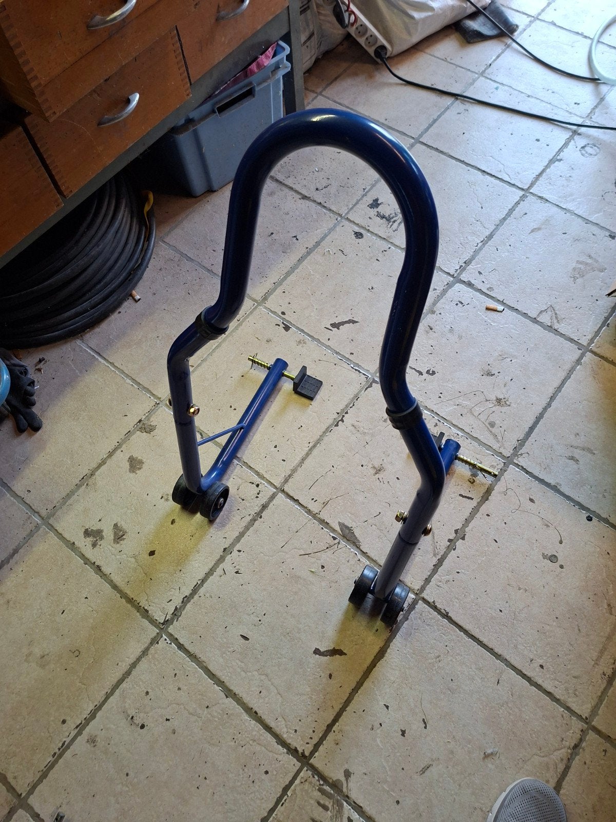 paddockstand 2 stuks, Motoren, Ophalen, Gebruikt
