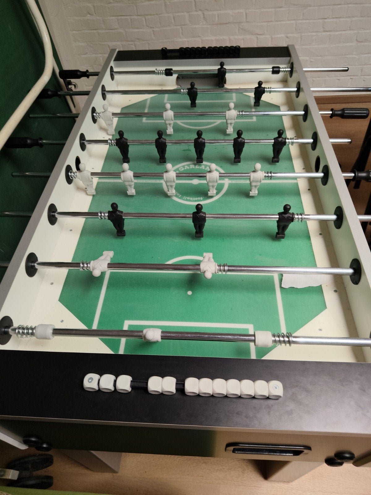 Garlando Evolution Kickertafel, Ophalen