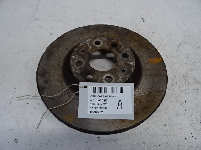 FREIN DISQUE AVANT Opel Corsa E (01-2014/06-2019), Opel, Opel Automobile GmbH, Utilisé, Kontakt-opel@opel.com