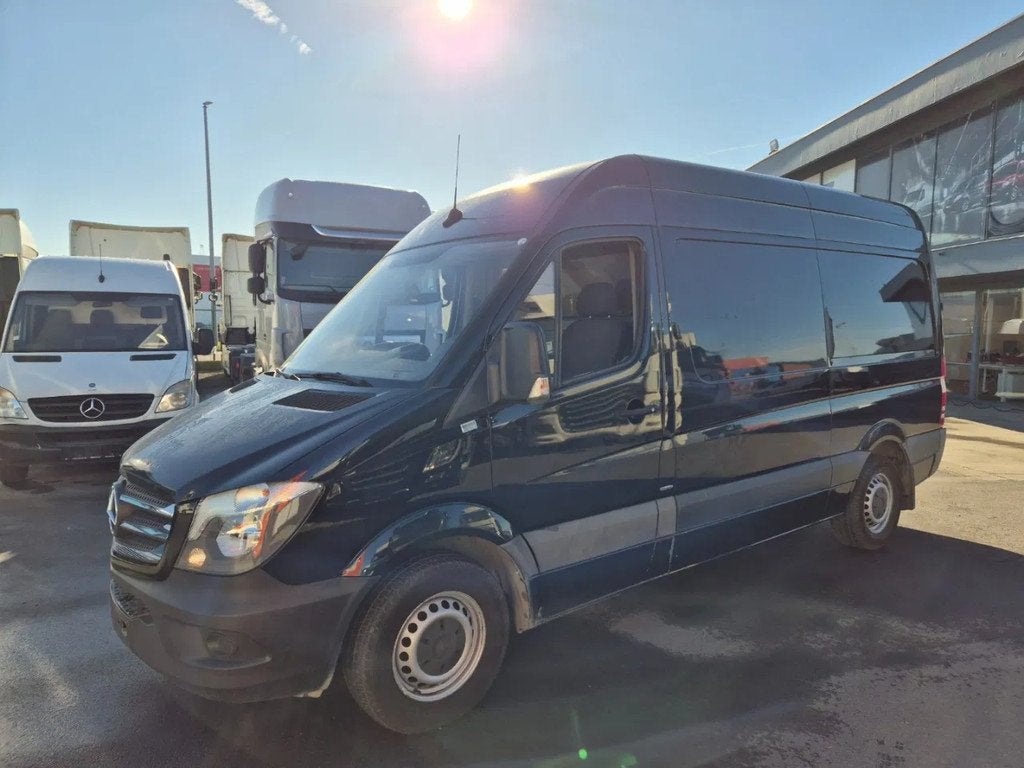 Mercedes-Benz Sprinter 314 CDI (bj 2018), Auto's, Bestelwagens en Lichte vracht, Gebruikt, Euro 6, Zwart, Bedrijf