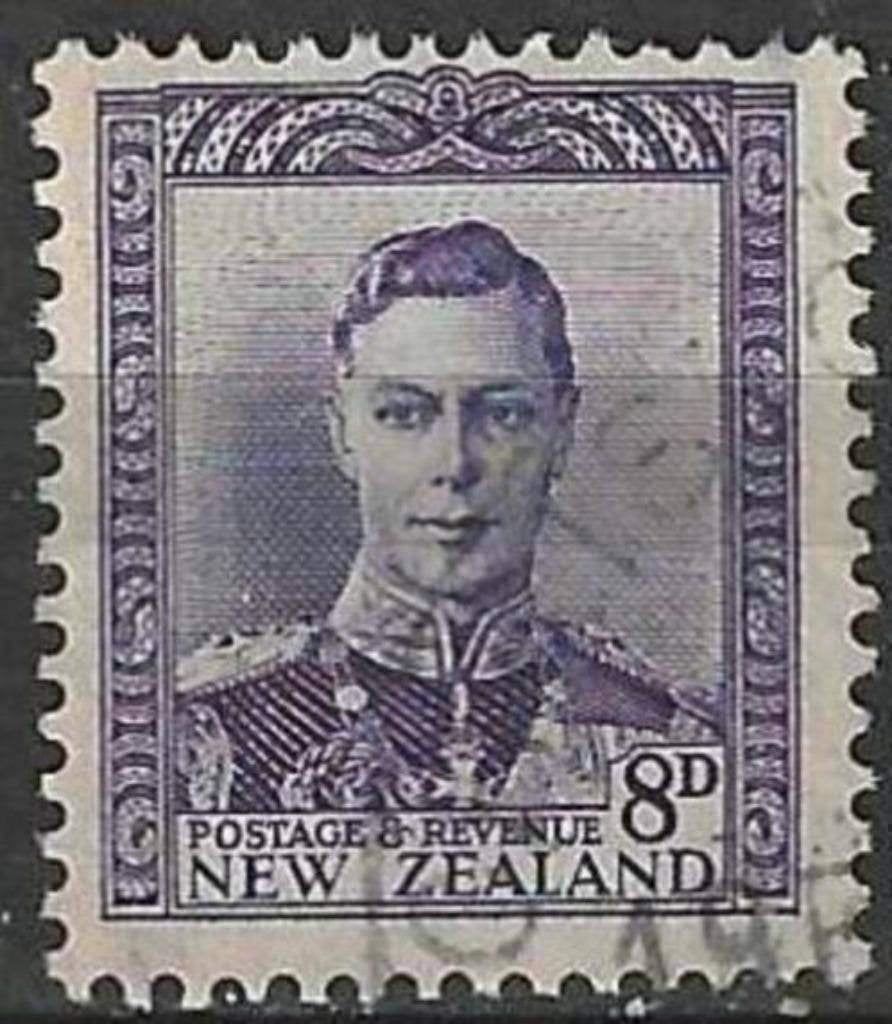 Nouvelle-Zélande 1947 - Yvert 289 - George VI (ST), Timbres & Monnaies, Timbres | Océanie, Envoi, Affranchi