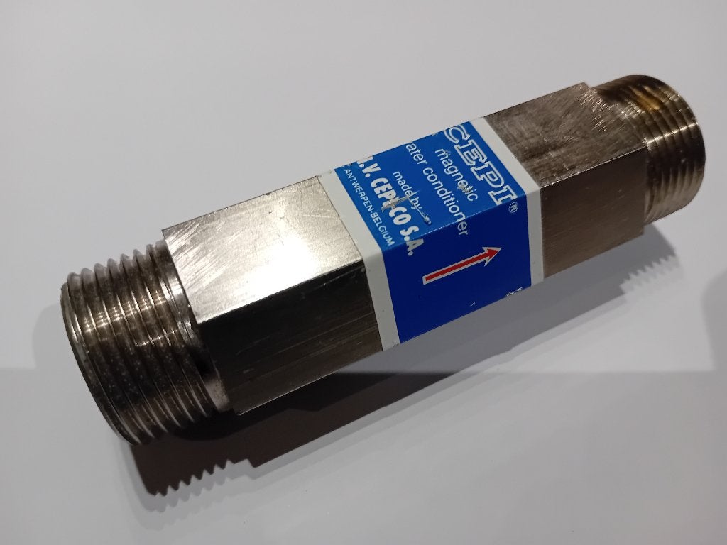 Cepi inline magnetische waterontharder G3/4", Electroménager, Enlèvement ou Envoi, Comme neuf, Adoucisseur d'eau magnétique
