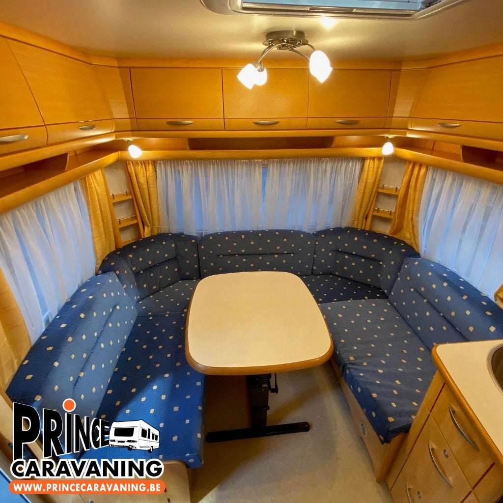 Fendt Saphir 540 TK 2006 - Prince Caravaning, Stapelbed, 7 tot 8 meter, Bedrijf, Reservewiel