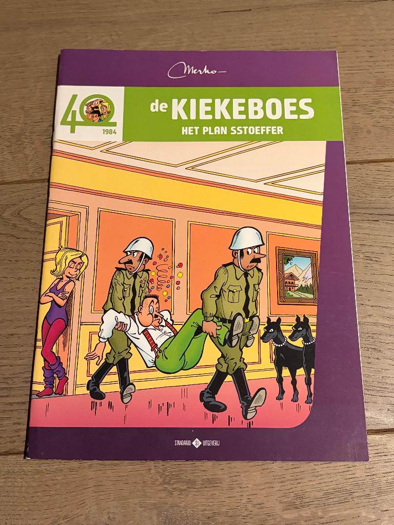 De Kiekeboes - Het plan sstoeffer, Eén stripboek, Ophalen of Verzenden, Gelezen, Merho