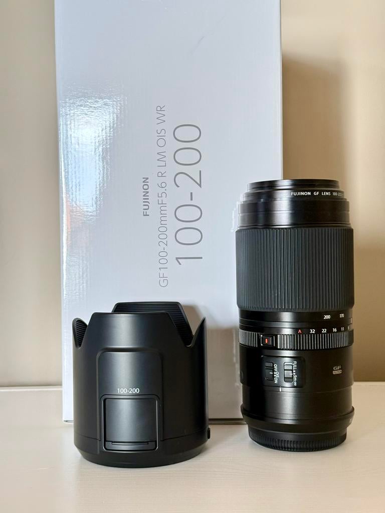 Fujifilm GF 100-200mm f/5.6 WR te koop, Ophalen, Bodydop, Spiegelreflex, Zo goed als nieuw