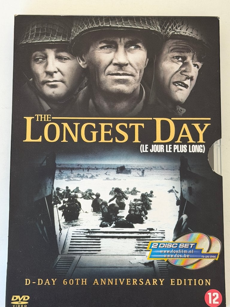 The Longest Day, The (2DVD) (D-Day 60th Anniversary Edition), CD & DVD, DVD | Classiques, Anglais, Néerlandais, Utilisé, 1960 à 1980