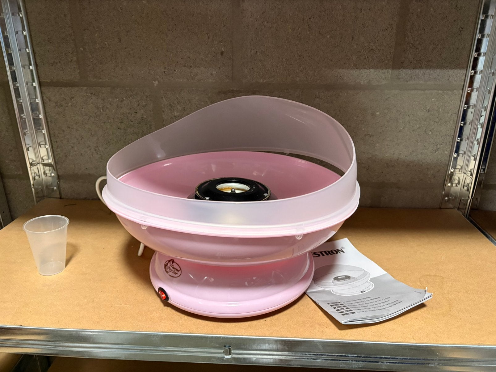 Suikerspinmachine, Ophalen, Zo goed als nieuw