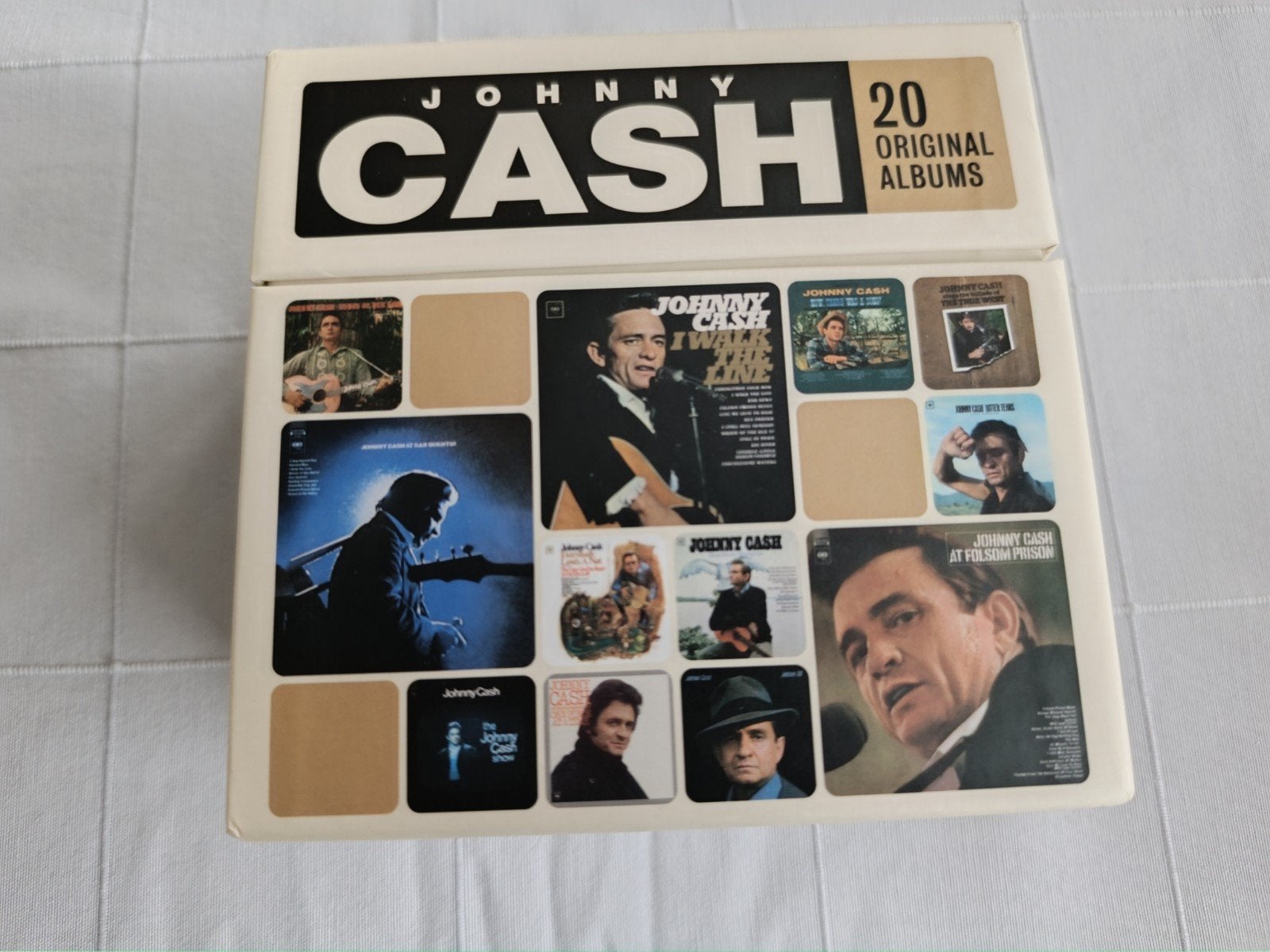 Johnny Cash - 20 Original Albums Cd-box, Cd's en Dvd's, Ophalen, Boxset, Zo goed als nieuw, Country en Western