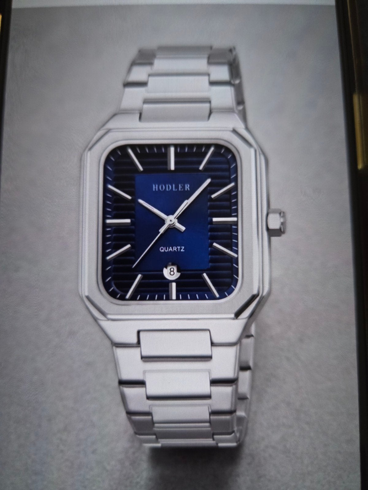 Hodler aurex horloge, Handtassen en Accessoires, Horloges | Heren, Overige merken, Staal, Staal, Polshorloge